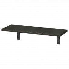 Полиця навісна IKEA BERGSHULT / RAMSHULT коричнево-чорний 80x30 см (793.254.64)