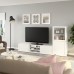 Комбінація шаф для TV IKEA BESTA білий 240x42x129 см (793.306.39)