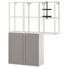 Комбинация шкафов и стеллажей IKEA ENHET белый 120x32x150 см (793.314.36)