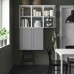 Комбінація шаф та стелажів IKEA ENHET білий 120x32x150 см (793.314.36)
