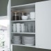 Комбінація шаф та стелажів IKEA ENHET білий 40x15x150 см (793.314.98)