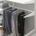 4 секції шафи-стелажа IKEA BOAXEL білий 250x40x201 см (793.323.89)