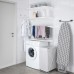 Секція шафи-стелажа IKEA BOAXEL білий 82x40x201 см (793.324.07)