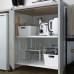 Кухня IKEA ENHET белый 203x63.5x222 см (793.373.15)