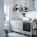 Кухня IKEA ENHET белый 203x63.5x222 см (793.373.15)