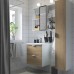Набір меблів для ванної IKEA ENHET / TVALLEN під дуб білий 64x43x65 см (793.376.50)