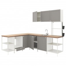 Угловая кухня IKEA ENHET белый (793.381.31)