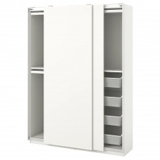 Гардероб IKEA PAX / HASVIK білий 150x44x201 см (793.842.60)
