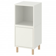 Комбінація шаф на ніжках IKEA EKET білий 35x35x80 см (793.860.75)