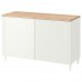 Комбінація шаф та стелажів IKEA BESTA білий 120x42x76 см (793.877.20)