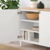 Комбінація шаф та стелажів IKEA BESTA білий 120x42x76 см (793.877.20)