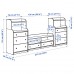 Комбинация шкафов под TV IKEA HAUGA серый 277x46x116 см (793.884.37)