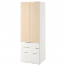 Гардероб IKEA SMASTAD білий 60x57x181 см (793.892.05)