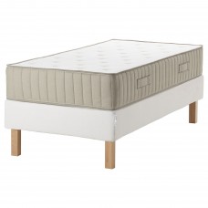 Континентальне ліжко IKEA ESPEVAR/VATNESTROM білий середньо твердий матрац 90x200 см (793.898.99)