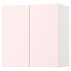 Навесной шкаф IKEA SMASTAD белый бледно-розовый 60x32x60 см (793.899.41)