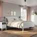 Каркас кровати IKEA IDANAS белый ламели LEIRSUND 160x200 см (793.922.03)