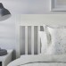 Каркас ліжка IKEA IDANAS білий ламелі LEIRSUND 160x200 см (793.922.03)