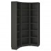 Комбинация шкафов и стелажей IKEA BILLY черно-коричневый 95/95x28x202 см (793.959.37)