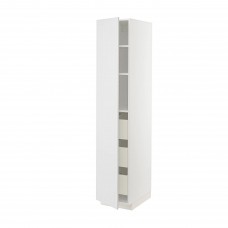 Модуль кухонної шафи IKEA METOD / MAXIMERA білий Білий 40x60x200 см (794.093.26)