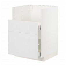 Підлогова кухонна шафа IKEA METOD / MAXIMERA білий Білий 60x60 см (794.095.19)