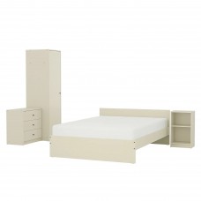 Комплект мебели для спальни IKEA GURSKEN светло-бежевый (794.171.47)