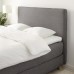 Континентальне ліжко IKEA DUNVIK матрац VAGSTRANDA темно-сірий (794.197.16)