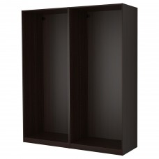 2 каркаса гардеробов IKEA PAX черно-коричневый 200x58x236 см (798.729.38)