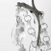 Канделябр IKEA KRISTALLER 3-лампочки сріблястий скло (800.894.61)