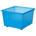 Ящик на колесиках IKEA VESSLA синий 39x39 см (800.985.16)