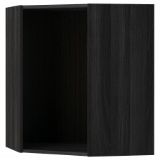 Каркас кутової навісної шафи IKEA METOD чорний 68x68x80 см (802.056.58)