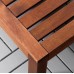 Секція столик-стільчик IKEA APPLARO сад балкон коричневий 63x63 см (802.134.46)