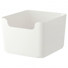 Контейнер для сортування сміття IKEA PLUGGIS білий 14 л (802.347.07)