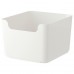 Контейнер для сортировки мусора IKEA PLUGGIS белый 14 л (802.347.07)