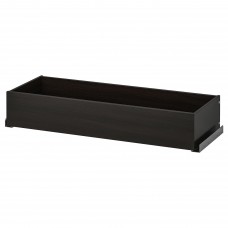 Шухляда IKEA KOMPLEMENT чорно-коричневий 100x35 см (802.467.53)