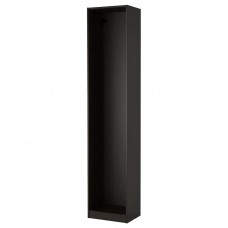 Каркас гардероба IKEA PAX чорно-коричневий 50x35x236 см (802.468.85)