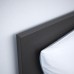 Каркас ліжка IKEA MALM чорно-коричневий 90x200 см (802.494.93)