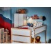 Ліжко двостороннє IKEA KURA білий сосна 90x200 см (802.538.09)