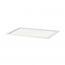 Полка стеклянная IKEA KOMPLEMENT белый 75x58 см (802.576.47)