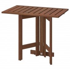Пристінний стіл IKEA APPLARO сад балкон коричневий 80x56 см (802.917.31)