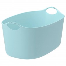 Гнучкий кошик для білизни IKEA TORKIS голубий 35 л (803.392.24)