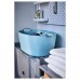 Гнучкий кошик для білизни IKEA TORKIS голубий 35 л (803.392.24)