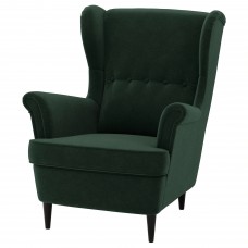Крісло IKEA STRANDMON темно-зелений (803.598.44)
