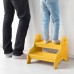 Дитячий табурет-сходинки IKEA TROGEN жовтий 40x38x33 см (803.715.20)