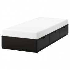 Каркас кровати IKEA NORDLI антрацит 90x200 см (803.727.89)