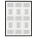 Рамка для 15 фотографій IKEA RIBBA чорний 60x80 см (803.784.42)