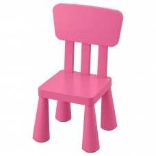 Дитячий стілець IKEA MAMMUT рожевий (803.823.21)
