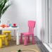 Детский стул IKEA MAMMUT розовый (803.823.21)