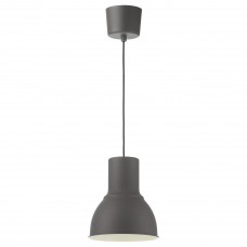 Подвесной светильник IKEA HEKTAR темно-серый 22 см (803.903.59)