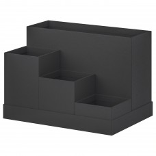 Органайзер канцелярського приладдя IKEA TJENA чорний 18x17 см (803.954.89)