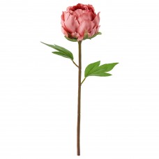 Цветок искусственный IKEA SMYCKA пион темно-розовый 30 см (804.097.97)
